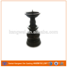 Die casting candle holder with surface treatment